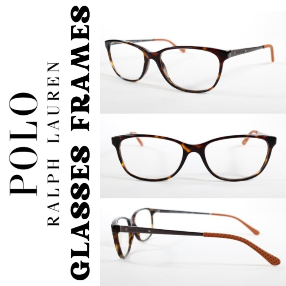 Polo Ralph Lauren RL Women's 6135 Tortoise Glasses Frames Case Cloth